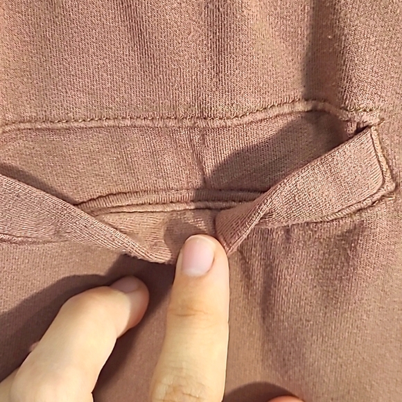 RW & CO Dusty Rose Drawstring Elastic Waist Soft Joggers Size Small - Picture 7 of 7